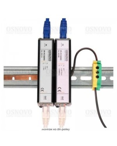 SP-IP/100D. Устройство грозозащиты цепей Ethernet. OSNOVO в Ижевске