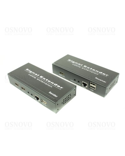 TLN-HiKM2+RLN-HiKM2. Удлинитель HDMI, ИК-сигнала, 2*USB. OSNOVO в Ижевске