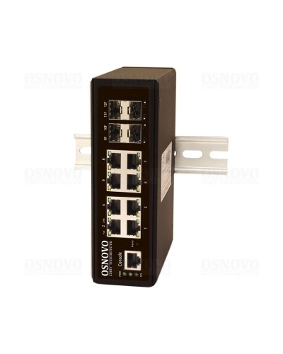 SW-70804/IL. Промышленный коммутатор Gigabit Ethernet на 12 портов. OSNOVO в Ижевске