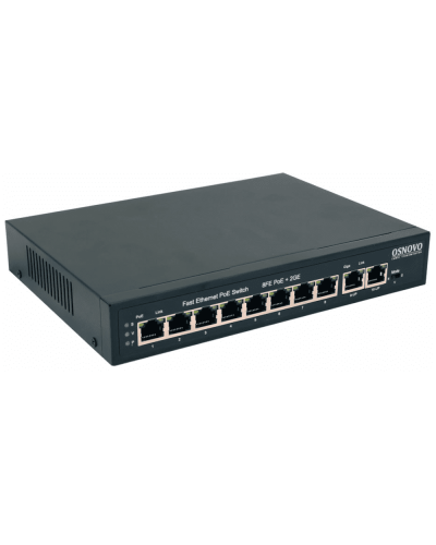 SW-20820(120W). Коммутатор 10-портовый  Gigabit Ethernet с PoE. OSNOVO в Ижевске
