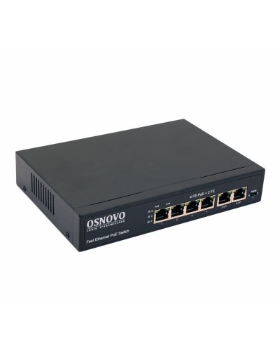 SW-20600(80W). Коммутатор 6-портовый  Fast Ethernet с PoE. OSNOVO в Ижевске