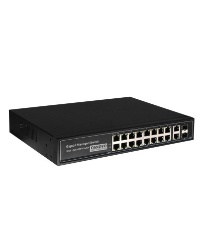 SW-8182/L(300W). Коммутатор 16-портовый  Gigabit Ethernet с PoE. OSNOVO в Ижевске