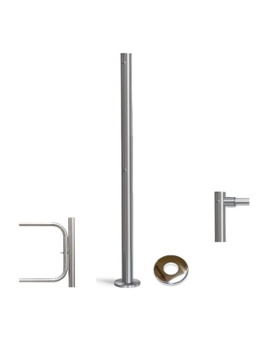 PERCo-BH02 2-15 с крышкой. Стойка с отверстием под стопорный механизм поворотной секции и с 2-мя отверстиями для крепления патрубков на стороне, противоположной створке. PERCo в Ижевске