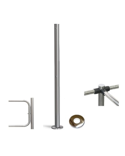 PERCo-BH02 2-16 с крышкой. Стойка с отверстием под стопорный механизм поворотной секции. PERCo в Ижевске