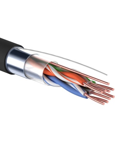 F/UTP 4PR 24AWG, CAT5e. OUTDOOR, 305м. PROconnect (01-0154). Кабель «витая пара» (LAN) для структурированных систем связи. PROCONNECT в Ижевске