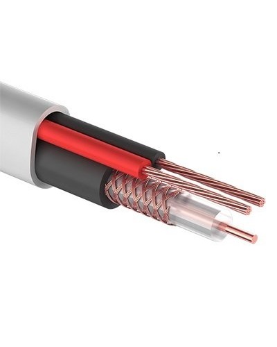 КВК-В-2+2x0,50 мм² (Cu/Cu) белый PROconnect (01-4213). Кабель комбинированный для систем видеонаблюдения. PROCONNECT в Ижевске