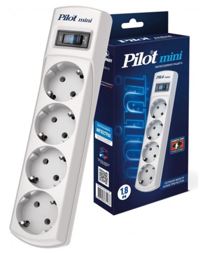Pilot mini 3м. Сетевой фильтр. Pilot в Ижевске