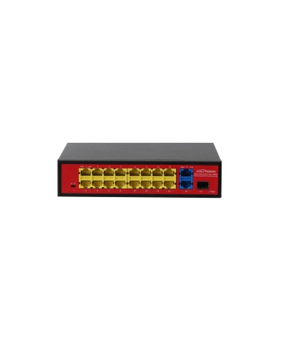 PND-16P-2G1F Lite (180W). Коммутатор неуправляемый 18-портовый с PoE. Polyvision в Ижевске