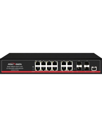 PND-M8GP-4G4F(150). Коммутатор управляемый оптический 12 портовый. Polyvision в Ижевске