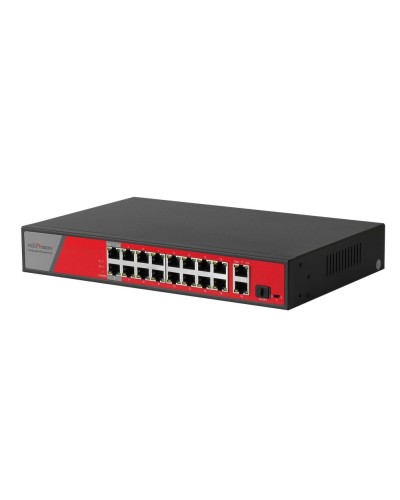 PND-16P-2G1F-BT2 (300W). Коммутатор гибридный 16+2+1 с PoE. Polyvision в Ижевске