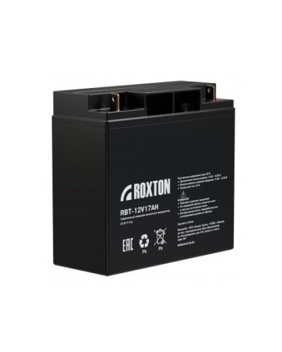 RBT-12V17AH. Аккумулятор герметичный свинцово-кислотный. ROXTON в Ижевске