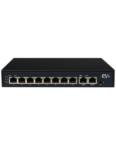 RVi-1NS08F-2T (1G). Коммутатор с питанием по PoE. RVi в Ижевске