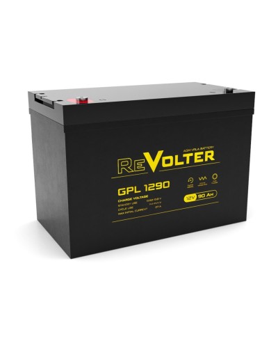 Revolter GPL 1290. Аккумулятор автомобильный герметичный свинцово-кислотный. Revolter в Ижевске