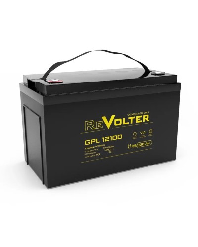 Revolter GPL 12100. Аккумулятор автомобильный герметичный свинцово-кислотный. Revolter в Ижевске