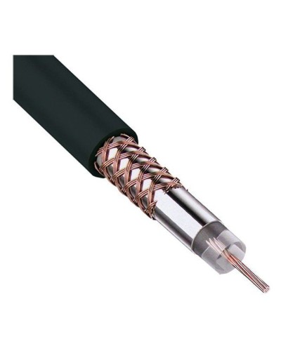 RG-58 A/U, 50 Ом, Cu/Al/Cu, 64%, 100 м, черный (01-2003). Кабель коаксиальный радиочастотный. Rexant в Ижевске