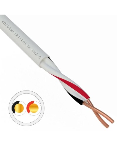 КПСВВнг(А)-LSLTx 1х2х1,5 REXANT (01-4873). Кабель для систем передачи данных пониженной пожароопасности c низким дымо- и газовыделением, с низкой токсичностью продуктов горения. Rexant в Ижевске