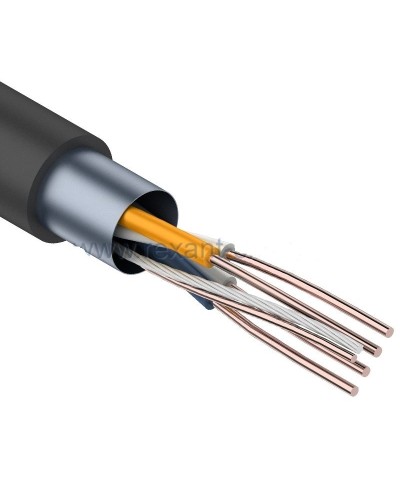 F/UTP, CAT 5e, PE, 2PR, 24AWG, OUTDOOR, SOLID, черный, 305м, REXANT (01-0124). Кабель «витая пара» (LAN) для структурированных систем связи. Rexant в Ижевске
