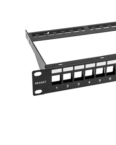 Панель коммутационная наборная 19", 1U, 24 порта, UTP REXANT PRO (02-0053): Патч-панель 19" в Ижевске