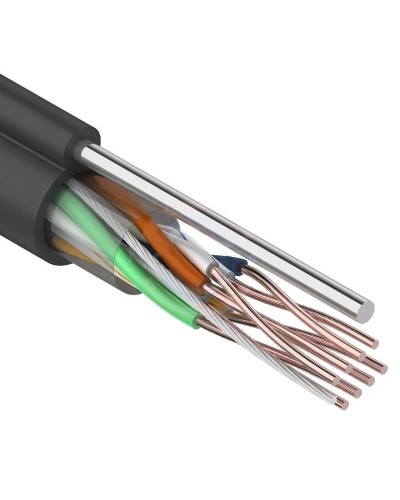 U/UTP 4PR 24AWG CAT5e 305м OUTDOOR+ТРОС*1 REXANT (01-0046). Кабель «витая пара» (LAN) для структурированных систем связи. Rexant в Ижевске