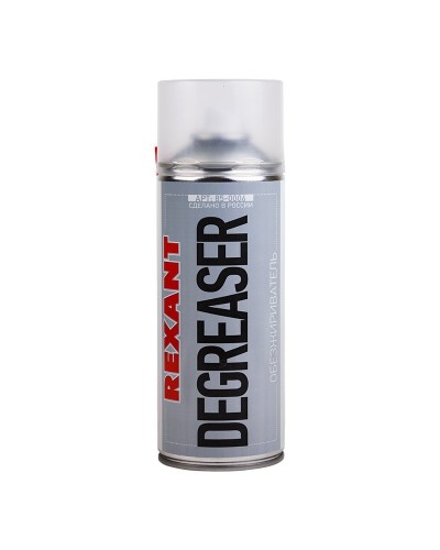 Очиститель обезжириватель DEGREASER, REXANT, 400 мл, аэрозоль (85-0006): Баллон с очистителем в Ижевске