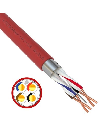 КПСВЭВнг(А)-LS 2х2х0,75 (01-4866-1)(REXANT). Кабель для систем пожарной и охранной сигнализации. Rexant в Ижевске