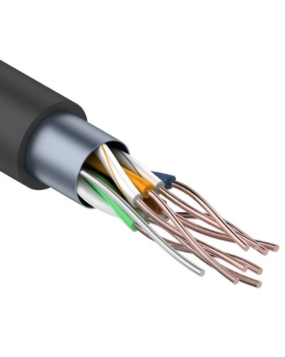 F/UTP 4PR 24AWG CAT5e 305м OUTDOOR REXANT (01-0146). Кабель «витая пара» (LAN) для структурированных систем связи. Rexant в Ижевске
