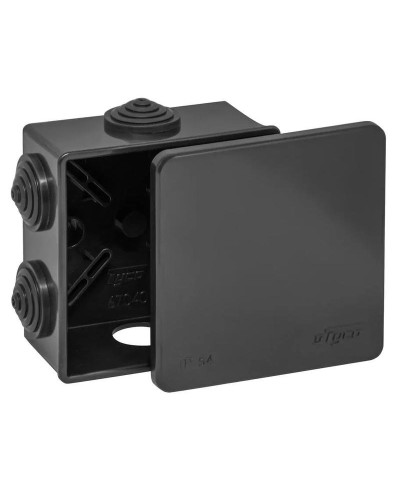 Коробка TYCO ОП 85х85х40мм УХЛ1 IP54 черный (67040Ч). Коробка распределительная. RuVinil в Ижевске