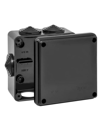 Коробка TYCO ОП 100х100х50мм УХЛ1 IP54 черный (67050Ч). Коробка распределительная. RuVinil в Ижевске