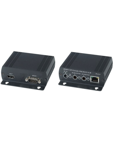 HE02. Комплект для передачи HDMI-сигнала и RS232. SC&T в Ижевске