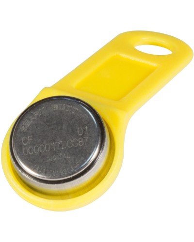 DS 1990А-F5 (желтый). Ключ электронный Touch Memory с держателем. SLINEX в Ижевске