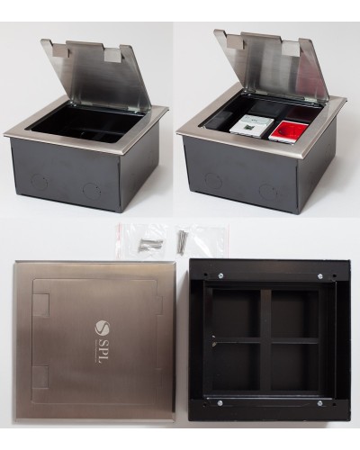 Люк на 4 поста (45х45), из нержавеющей стали, с коробкой, IP40 (300014). Люк. SPL в Ижевске