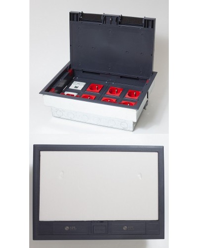 Люк на 8 постов (45х45), металл/пластик, с металлической коробкой, IP40 (300009). Люк. SPL в Ижевске