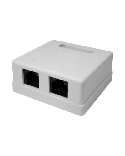 Розетка настенная RJ-45, 8P8C, Cat.6, 2 порта UTP (10-0310): Компьютерная розетка в Ижевске