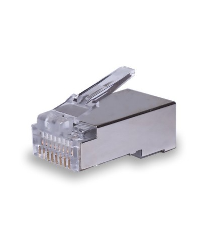 Коннекторы 8P8C FTP Cat.5e (RJ-45) 2pb (100шт) (10-0234). Разъем RJ-45. SUPRLAN в Ижевске