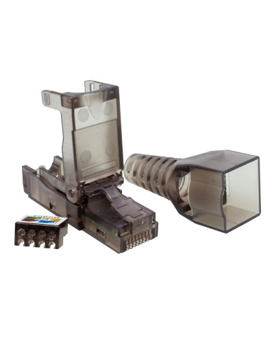 Коннектор 8P8C UTP 6A (RJ-45) безынструментальный (10-0239). Разъем RJ-45. SUPRLAN в Ижевске