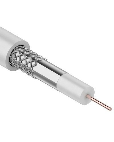 RG-6, CCS 1,00(15%) Al 32х0,12 In PVC. Кабель коаксиальный омедненный. SUPRLAN в Ижевске