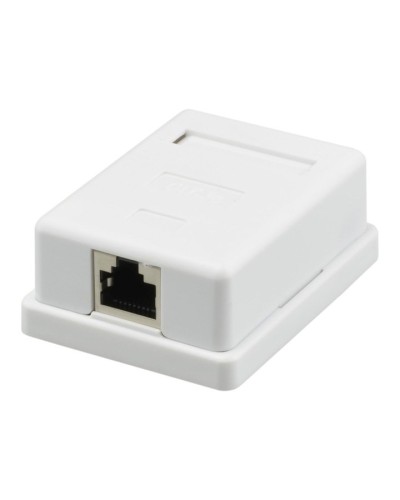Розетка настенная RJ-45, 8P8C, Cat.5e, 1 порт FTP (10-0354). Компьютерная розетка. SUPRLAN в Ижевске
