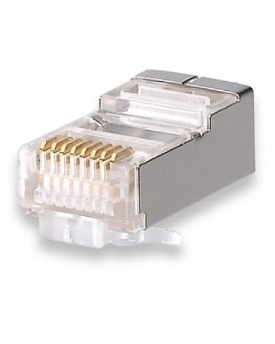 Коннекторы 8P8C FTP Cat.5e 3U (RJ-45) (100шт) (10-0201). Разъем RJ-45. SUPRLAN в Ижевске