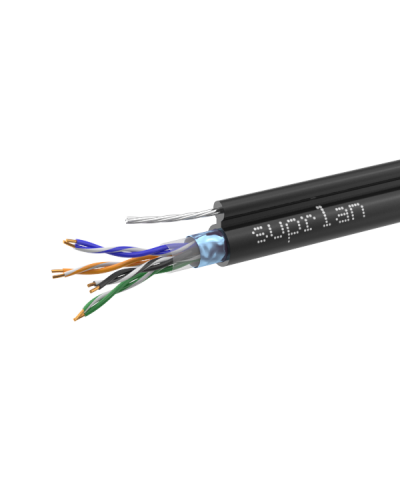 FTP Cat.5e 4x2xAWG24 Cu PE Outdoor T-FG8 (трос) Median (01-1035-1). Кабель «витая пара» (LAN) для структурированных систем связи. SUPRLAN в Ижевске