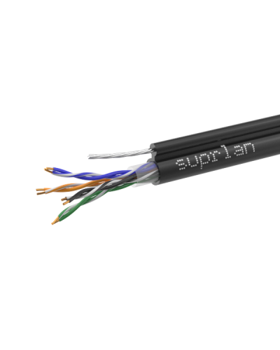 UTP Cat.5e 4x2xAWG24 Cu PE Outdoor T-FG8 (трос) Standard (01-0322-1). Кабель «витая пара» (LAN) для структурированных систем связи. SUPRLAN в Ижевске