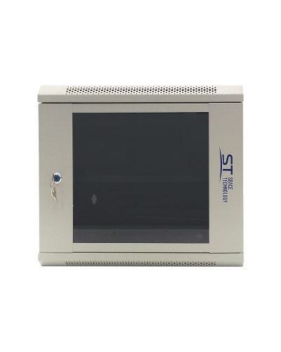 ST-NC9U600 (серый) С ПОЛКОЙ. Шкаф телекоммуникационный 19 настенный 9U. Space Technology в Ижевске