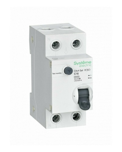 City9 Set 1P+N С 16А 4.5kA 30мА A 230В (C9D55616). Автоматический выключатель дифференциального тока. Systeme Electric в Ижевске