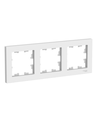 AtlasDesign рамка 3-местная универсальная, белый (ATN000103). Рамка. Systeme Electric в Ижевске
