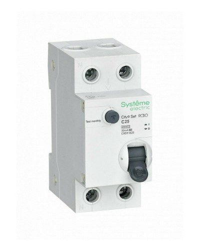 City9 Set 1P+N С 25А 4.5kA 30мА A 230В (C9D55625). Автоматический выключатель дифференциального тока. Systeme Electric в Ижевске