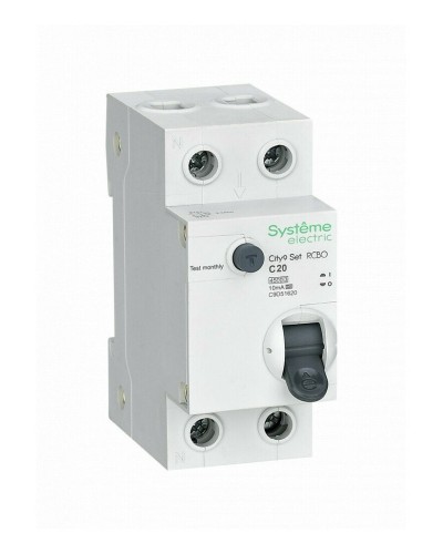 City9 Set 1P+N С 20А 4.5kA 10мА A 230В (C9D51620). Автоматический выключатель дифференциального тока. Systeme Electric в Ижевске