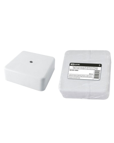 Коробка КР 50х50х20 ОП белая, IP40, с клеммной колодкой (SQ1401-0902). Распаячная коробка. TDM ЕLECTRIC в Ижевске