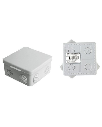 Коробка ОП 80х80х50мм, крышка, IP54, 7вх. (SQ1401-0512). Распаячная коробка. TDM ЕLECTRIC в Ижевске