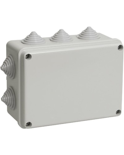 Коробка ОП 190х140х70мм, крышка, IP44, 10 гермовводов (SQ1401-1243). Распаячная коробка. TDM ЕLECTRIC в Ижевске