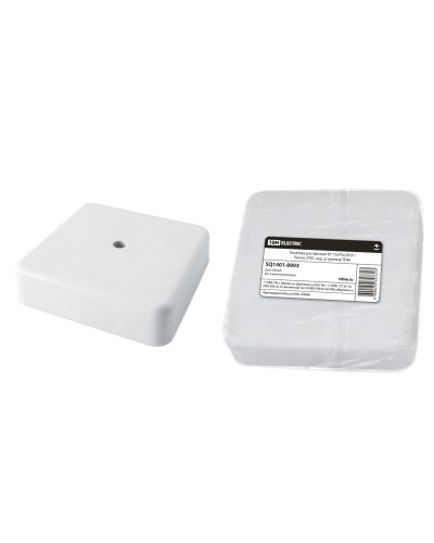 Коробка КР 75х75х20 ОП белая, IP40 (SQ1401-0903). Распаячная коробка. TDM ЕLECTRIC в Ижевске