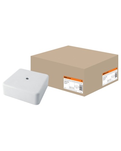 Коробка КР 100х100х44 ОП белая, IP40 (SQ1401-0209). Распаячная коробка. TDM ЕLECTRIC в Ижевске